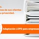 Adaptación LOPD para empresas y autónomos - Información GRATIS